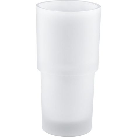 GROHE Ersatzglas für Toilettenbürsten- garnitur, Glas matt, 40952000 (1/3)
