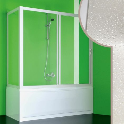 Box doccia sopravasca in acrilico h 150 cm mod. Plutone 70x140 cm con apertura laterale