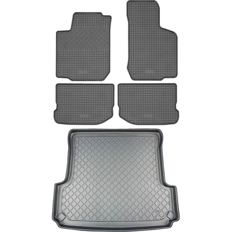 SET di tappetini in gomma per auto e tappetino per bagagliaio per Skoda Octavia I 1U Hatchback (5 porte) dal 1998 al 2004 (1/5)