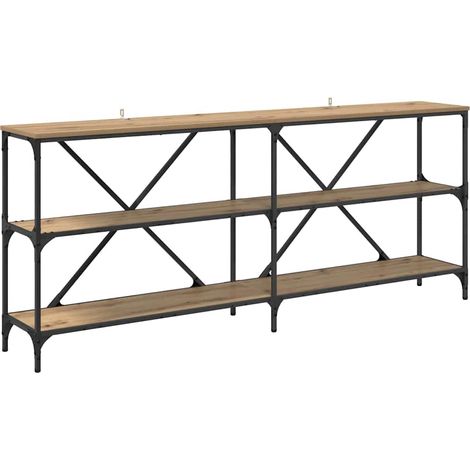 Maison Exclusive - Tavolo consolle Rovere artigianale 180 x 30 x 75 cm