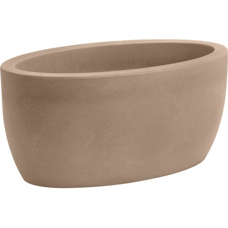 Vaso ovale resina ATHENA cm. 50 AVANA
