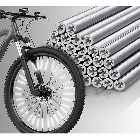 [36 Stück] 360°-Sichtbarkeit und einfache Montage: Reflektierende Fahrradspiegel aus reflektierendem Material (1/5)