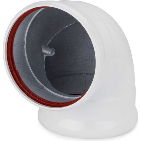 Codo 87º estanca simple Hembra Hembra - DISMOL Diámetro: Ø110 mm (1/2)