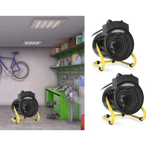 Keramik Elektroheizung 2er Set Ventilator-Funktion 3000 Watt IP24 (1/5)
