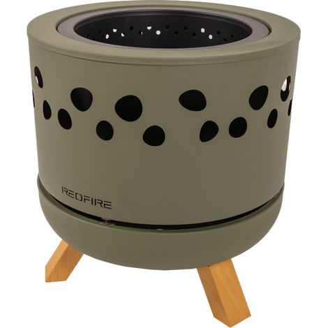 REDFIRE® Pellet Firepit Dudly L Feuerschale Forest Green Feuerkorb Ø 53 cm 210880 (1/5)