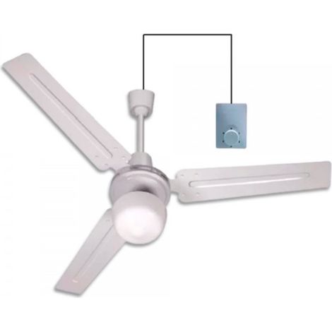 Deckenventilator mit Licht 120 cm 60 W, Kabelsteuerung