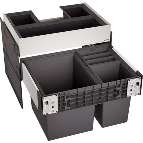 BLANCO Einbau Mülleimer Abfallsammler 1x 30 und 2x 8 Liter SELECT II 60/3 Orga (1/6)