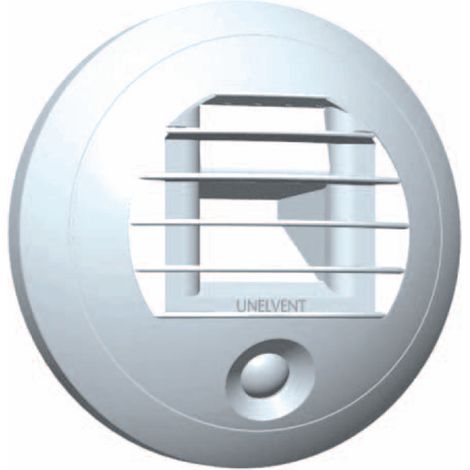 bouche de ventilation hygroréglable - 125 mm - 5-30m3/h - spéciale wc - electrique