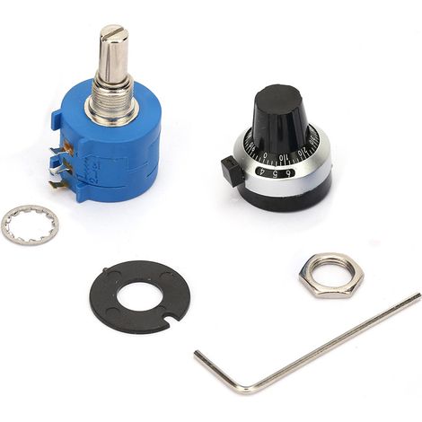 2W Hochpräzisions-Zählpotentiometer mit mehreren Kreisen, Drahtwicklung, 3590S-2-101L, 100 Ohm (1/5)