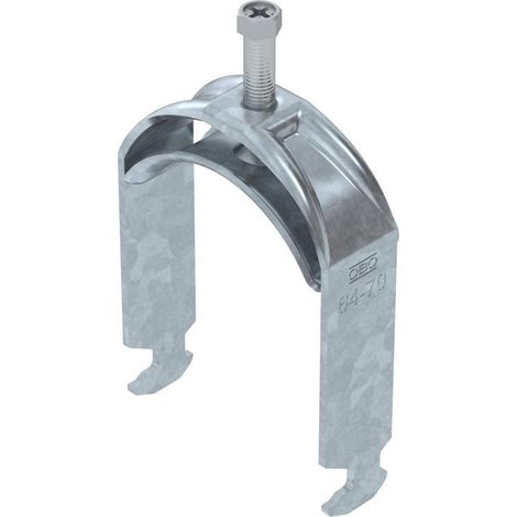 OBO Bettermann Abrazadera de estribo 2056 64-70mm Acero galvanizado en caliente, 1186069