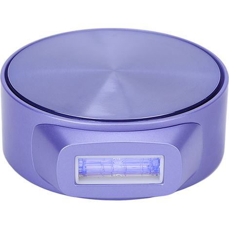 Épilateur à 2 modes et 5 vitesses, appareil d'épilation rond pour jambes, bras et visage, 100-240 V, prise UE violette (1/5)