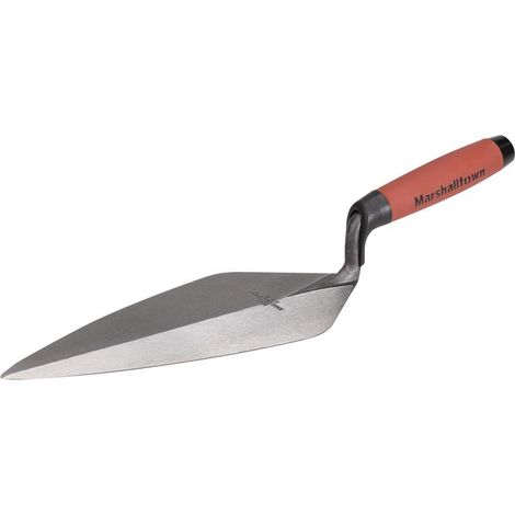 Marshalltown M3412FGHLR London Pattern Low Lift Brick Trowel DuraSoft Handle 12in