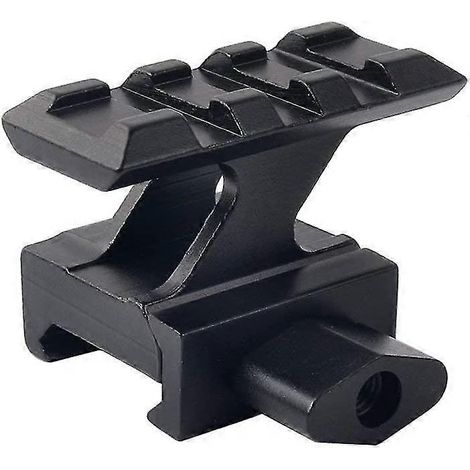 Support de rehausse incliné Yaju 45 mm avec 3 fentes, base de montage de largeur 20-21 mm, noir (1/5)