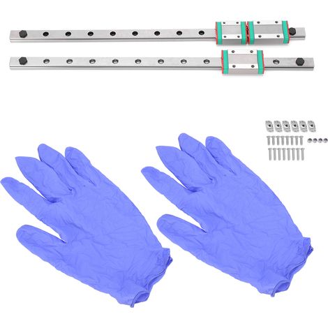 Guide linéaire Y avec bloc coulissant MGN12, accessoire pour imprimante 3D Prusa MK3S (1/5)
