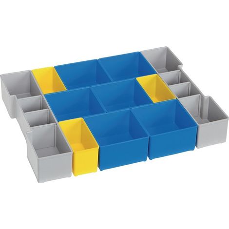 Kit de compartimentage L-BOXX® BC3 LB 102 l378xP313xH65mm bleu / jaune / gris BS