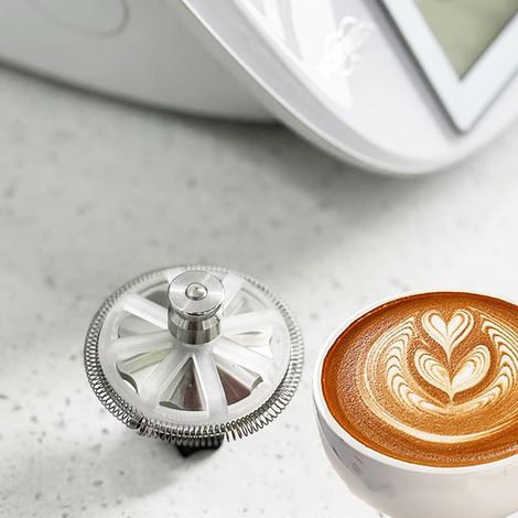 Frusta di ricambio per Thermomix TM5/TM6, accessorio per montalatte in acciaio inox, compatibile con Thermomix TM5/6 e accessorio per la cottura a vapore