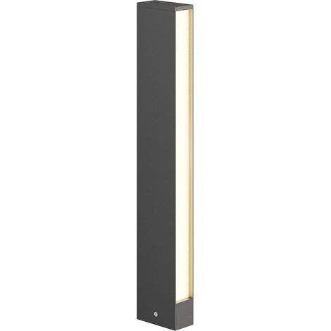 Borne lumineuse LED 60 cm – Aluminium moulé sous pression – Diffuseur en polycarbonate – Éclairage extérieur moderne – Lucande
