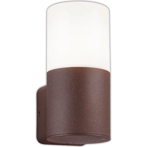 Applique de jardin, Applique outdoor en métal Hoosic Rouille en Metal, TRIO (1/4)