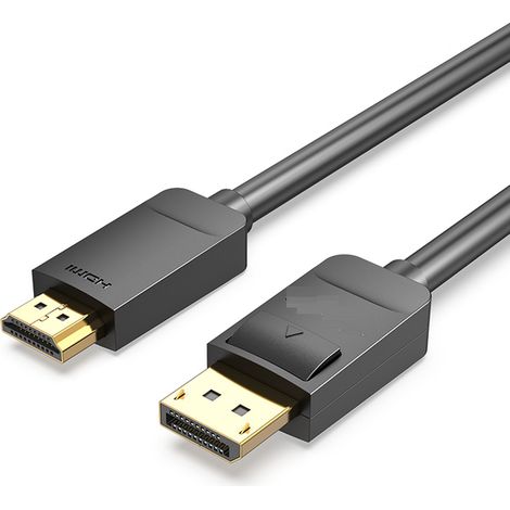 Cable DisplayPort macho a HDMI macho 1 M Negro