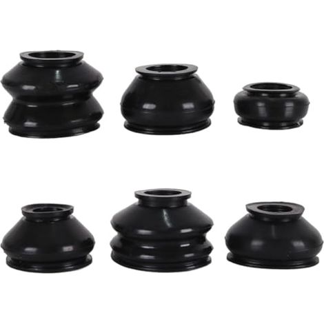 Kit de cache-poussière pour rotules : 14 pièces en caoutchouc durable pour rotules, embouts de biellette et composants de direction. Installation et réglage faciles. (1/5)