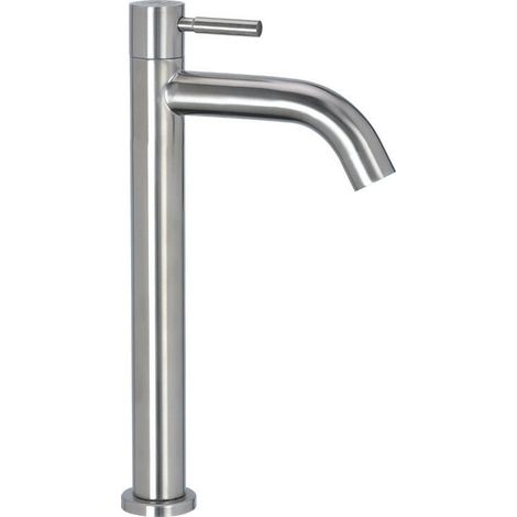 Levier unique en acier inoxydable Eau froide robinet de salle de bain Lavabo Robinet de lavabo (1/5)