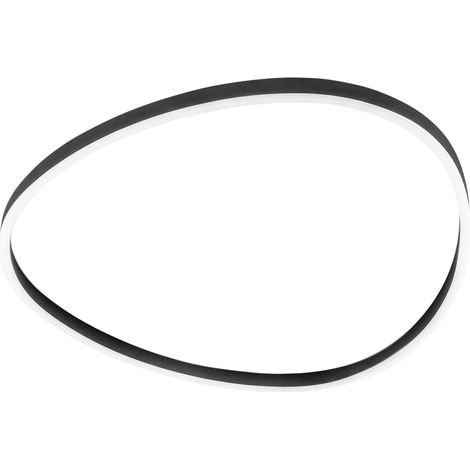 Ecaris P/G Plafoniera a Soffitto LED 72W Biemissione Dimmerabile CCT Switch 3000K/4000K in Alluminio Nero Satinato - Gealuce (1/3)