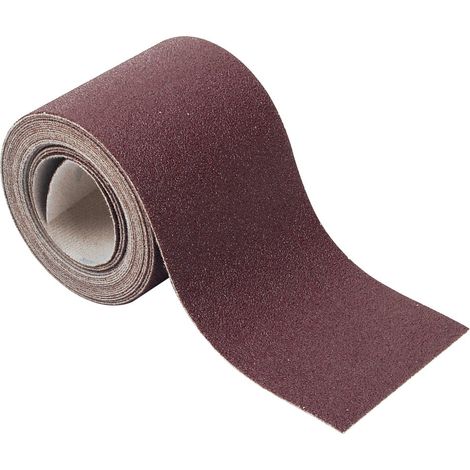 Wolfcraft 5811000 Rotolo di carta abrasiva a strappo Dimensione dei grani 80 (L x L) 4 m x 93 mm 4 m