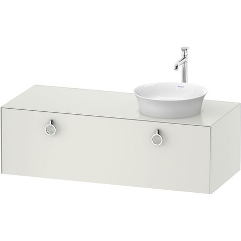 Duravit Tulip blanco, mueble de baño colgado en la pared, anchura (1/2)
