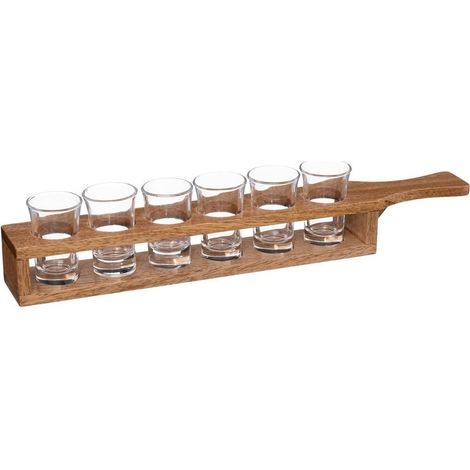 Secret-de-gourmet Set de vasos de chupito transparentes 24 cl