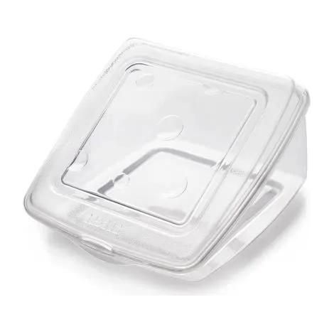 Ibili Dreieckiger Käsebehälter transparent 11,5x11,5x7,5 cm