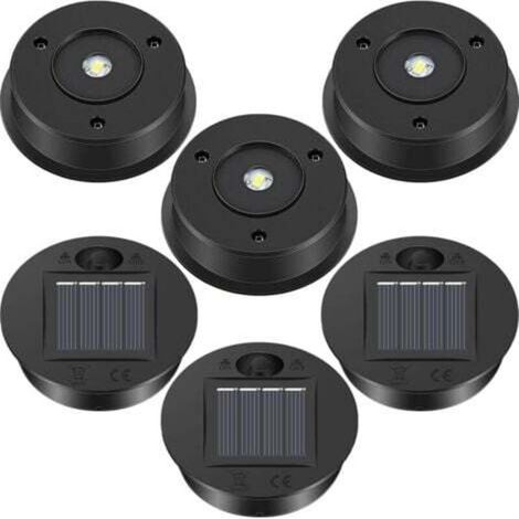 Confezione da 6 luci solari di ricambio, parti per lanterne solari, pannello solare a LED, luce ombreggiante da esterno da appendere