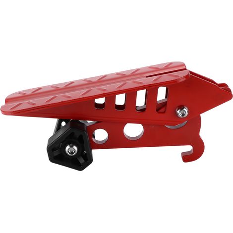 Verrou de porte pliant à crochet, marchepied escamotable pour véhicule, SUV, camion, camping-car, accès au toit, universel avec pédale (1/5)