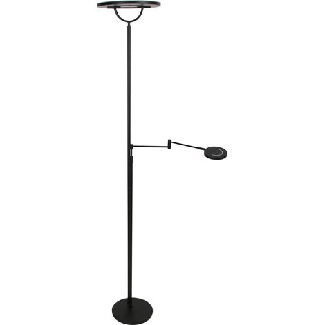 Steinhauer Exclusive - lampada da terra - Soleil2 - nero -