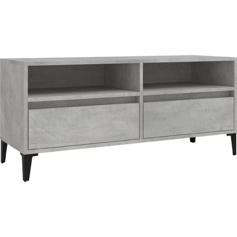 Maison Exclusive - TV-Schrank Betongrau 100x34,5x44,5 cm Holzwerk