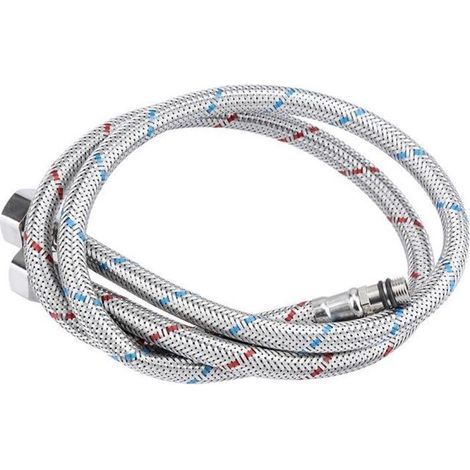 2pcs tuyau d\'alimentation flexible en eau connecteur de robinet en acier inoxydable chaud froid (EU G3 - 8) -CYA (1/3)
