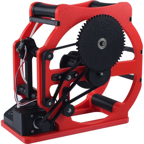 Rebobineur de Filament d'imprimante 3D, démarrage et arrêt automatique, enrouleur de bobine électrique pour PLA PETG ABS TPU Nylon rouge (1/5)