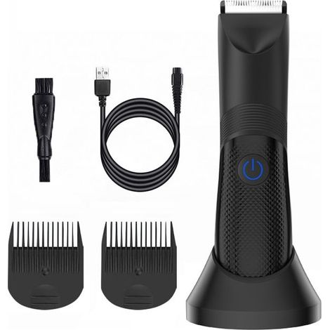 Tondeuse multifonction, 4 accessoires, LED, IPX7, USB-C, noir (1/5)
