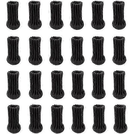 Lot de 24 chaussettes de protection élastiques pour pieds de chaise, avec coussinets épais.