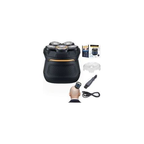 Rasoir sans fil étanche IPX7 (utilisation à sec ou sous l'eau) avec tête magnétique amovible, écran LED et charge rapide Type-C — Kit de toilettage pour hommes (1/3)