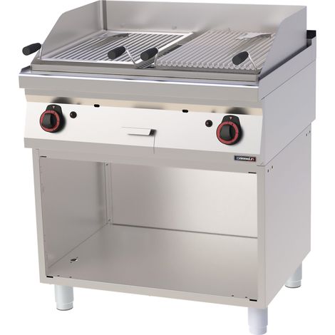 Grill pierre de lave professionnel - Double - 80cm - 13000W - Casselin