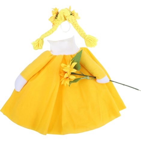 Tenues d'oie de porche de tournesol, ensemble de vêtements amusants et mignons pour décoration de Patio de cour de pelouse d'oies de 23 pouces (1/5)