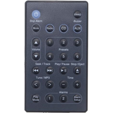 mando a distancia para sistema de radio-CD, compatible con SoundTouch AWR1B1 AWRCC1, alcance de 8 m, pila CR2032 incluida. (1/4)