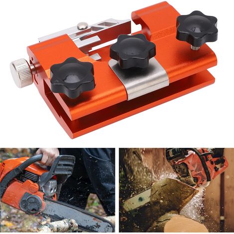 Affûteuse de chaîne manuelle, outil d'affûtage de chaîne portable pour usage domestique, clip de chaîne, affûteur de chaîne (1/5)