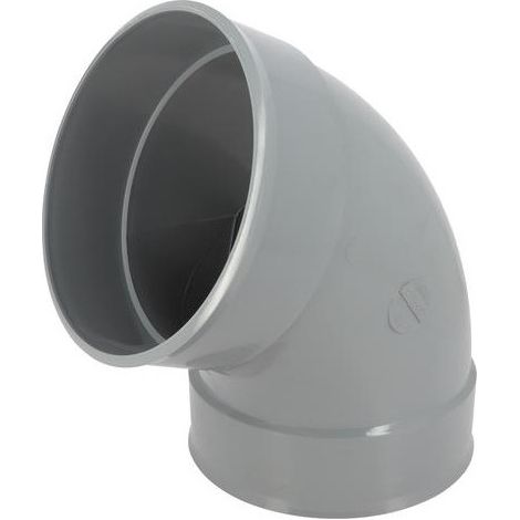 PVC-Bogen 67°30 FF: 200