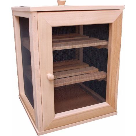 Garde manger petit modèle – Toile moustiquaire en fil d'acier galvanisé – Coloris vert – Préserve fruits et légumes – Masy (1/4)