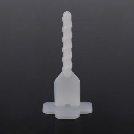 100pcs Cales de Carrelage Plastique pour Sol et Mur, Système de Nivellement Plat avec Base, Outils de Pose (1/5)