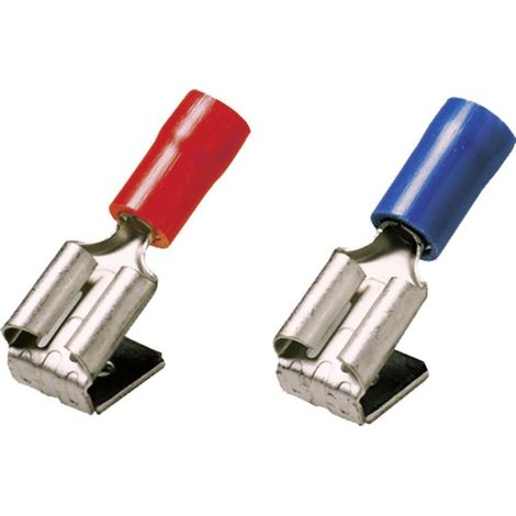 Weidmüller 1491770000 Flachsteckverteiler Steckbreite: 6.3 mm Steckdicke: 0.8 mm Teilisoliert Rot