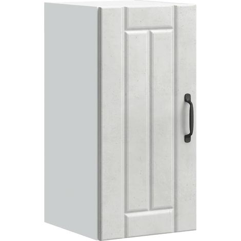 Mueble de pared de cocina Lucca de 30 x 31 x 60 cm amplio espacio de almacenamiento contemporáneo en madera de ingeniería gris hormigón 020050136 (1/5)