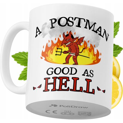 Taza de café/té divertida con diseño de texto humorístico para cartero. Taza ideal para cumpleaños, santos y días festivos. Taza premium para ocasiones especiales en casa, la oficina o el trabajo. Col (1/5)