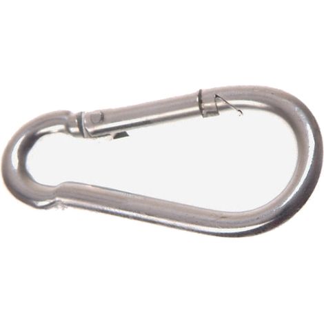 Juego de 4 mosquetones de acero galvanizado Ø 4x40mm FAITHFULL